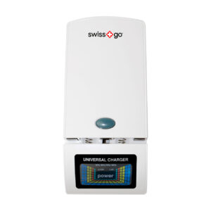 Swiss+go D-760C Cargador universal para baterías y USB-C