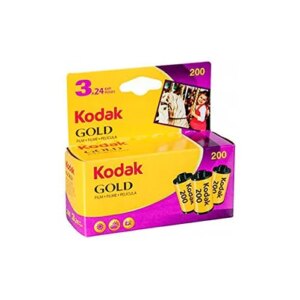 Kodak Gold 200-24 Filme Negativo a Cores 35mm Tripack