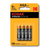 Bateria Kodak Xtralife AAA/K3A, 1,5V, embalagem de 4 unidades.