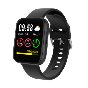Swiss+Go Smart Watch Zurich cuerpo aluminio Negro + 2 Correas