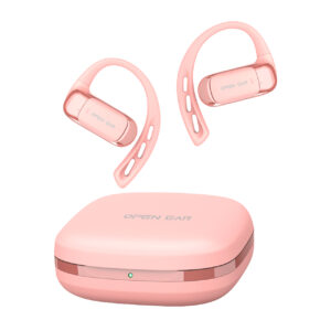 Swiss+go Open Ear Auriculares Bluetooth Arco | Deportivos | Inalámbricos | Waterproof | Color Rosa