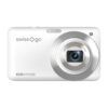 Swiss+Go SG55 – Câmara compacta branca de 8 MP com zoom de 12x
