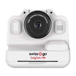 Swiss+Go Kidycam Joy – Cámara infantil instantánea en papel térmico blanco y negro