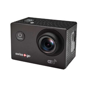 swiss+go Alpha Full HD 1080 Wi-Fi Preta Câmara de Vídeo de Aventura + Acessórios 25 swi400033