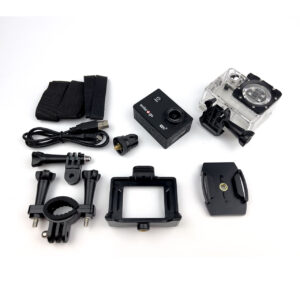 swiss+go Alpha Full HD 1080 Wi-Fi Preta Câmara de Vídeo de Aventura + Acessórios 23 swi400033 7