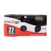 swiss+go Disposable Camera 400-27 with Flash | 27 Photos | ISO 400 | Interior and Exterior